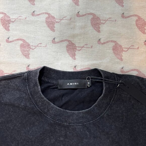 Amiri Sleeveless Denim Vest With Eagle Print - Picture 2 of 4